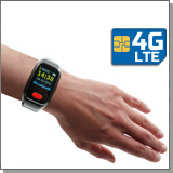 GPS трекер-браслет с тревожной 4G/GSM кнопкой и дисплеем «TrakFon 06-4G-SOS» с экстренным вызовом
